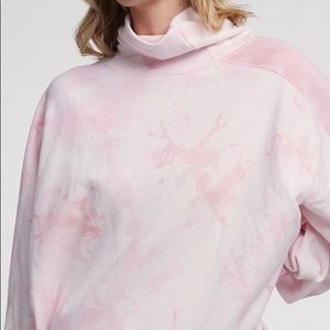 LIT Oversized Turtleneck Sweatshirt,XL